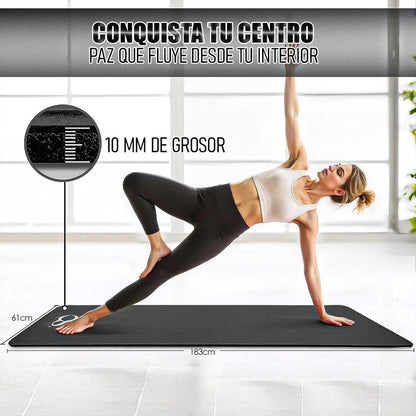 Colchonetas Deportivas Mat Yoga Mat Ejercicio Colchoneta Eje Rosa