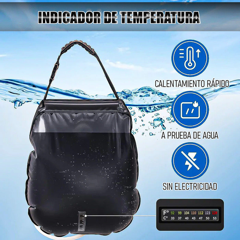 Ducha Portatil Recargable Ducha Camping Portatil Ducha Solar Verde