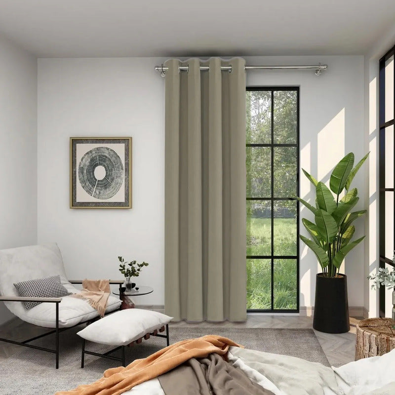 Cortinas De Tela Cortinas Tela Living Cortina De Puerta Cort Cemento