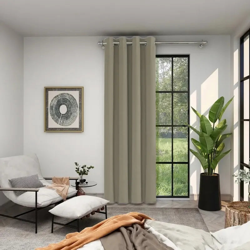 Cortinas De Tela Cortinas Tela Living Cortina De Puerta Cort Cemento