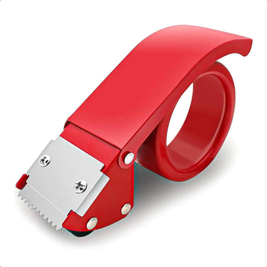 Dispensador De Cinta Cortador De Cinta De Embalaje Metalico Rojo