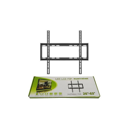 Soporte De Pared Fijo Okshop Para Tv De 26 A 63 Pulgadas Y Hasta 45 Kg Negro