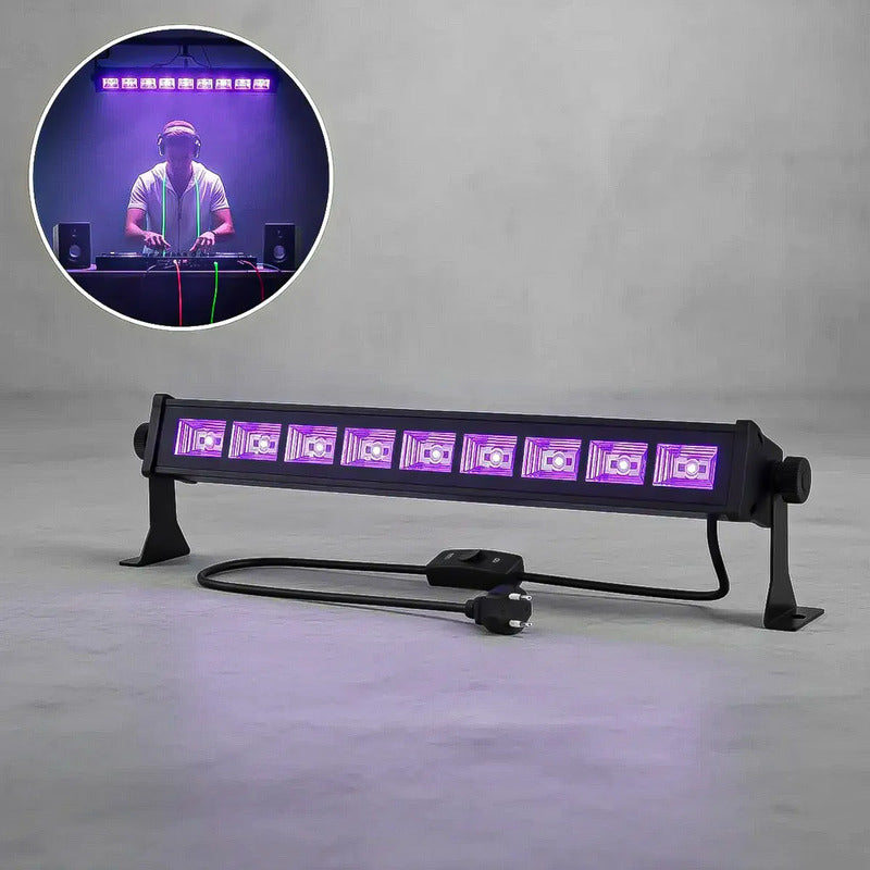 Pack X2 Luces Para Fiesta Fluor Ultravioleta Luz Uv Barra