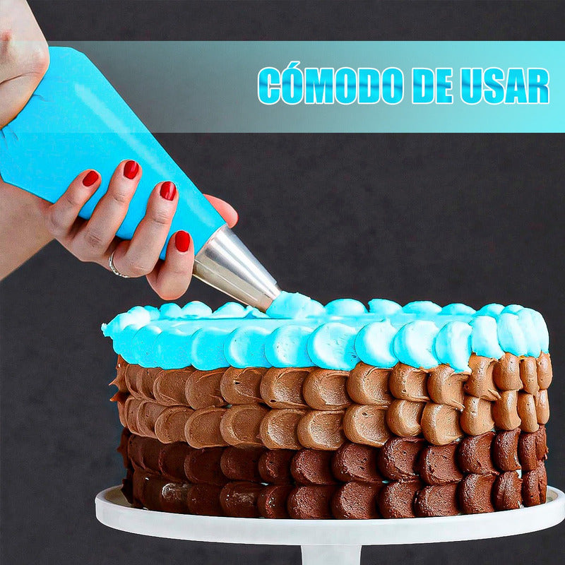 Mangas Reposteria Manga Pastelera Silicona Manga Decorativa Azul