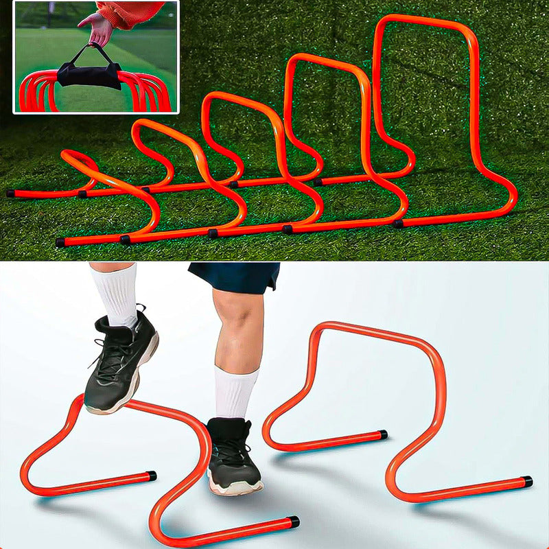 Set 3 Valla De Entrenamiento Valla De Salto Vallas Futbol Naranja