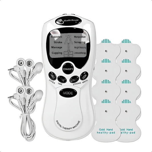 Electro Estimulador Muscular Electroestimulador Kinesiologia Electroestimuladores Portatil Multifunción Okshop Electroestimulador Muscular Electroterapia Multifrecuencia Blanco