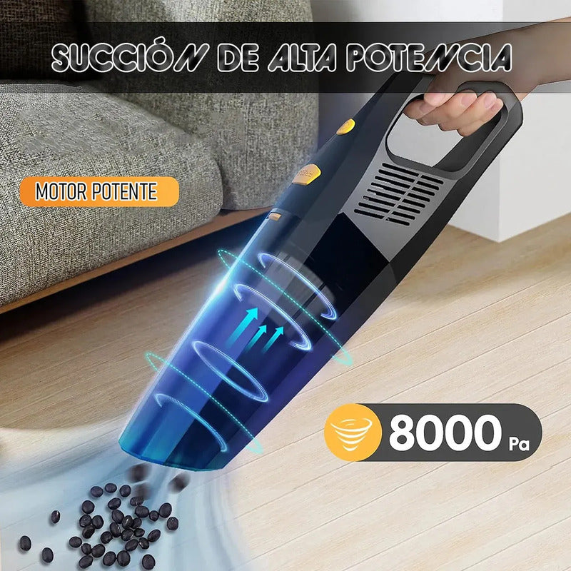 Aspiradora De Auto Aspiradora Recargable Aspiradora Inalambrica Okshop Aspiradora Para Auto Aspiradora De Mano Portátil... Negro