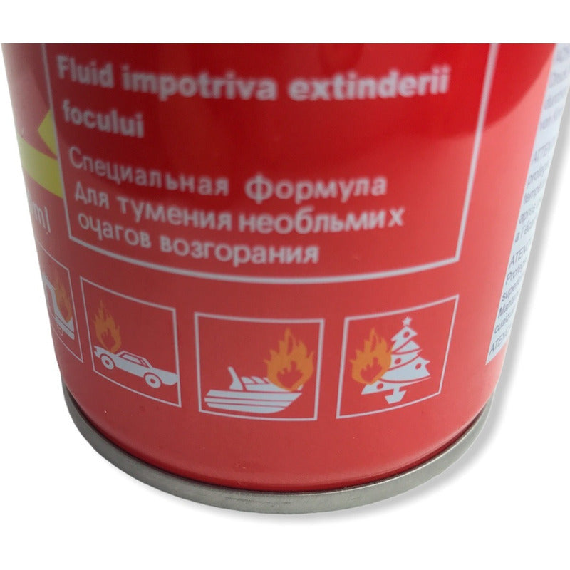 Extintor Auto Portatil Para Kit De Emergencia Auto 500 Ml 500ml