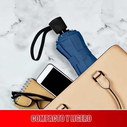 Paragua Paragua Sombrilla Paraguas Plegable Pack 2 Sombrilla Modelo 6 Líneas