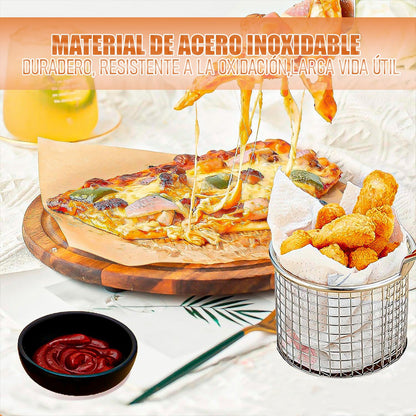 Canasto Papas Fritas Pack4 Cesta De Freir Cesta Para Freidor