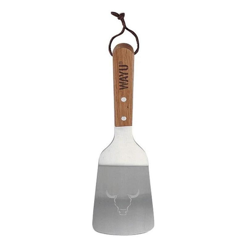 Espatula Bbq Multiuso Wayu Churrasquera Asado Cocina Color Marrón