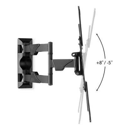 Soporte De Tv Base Televisor Giratoria Plegable 32 - 55 PuLG Negro