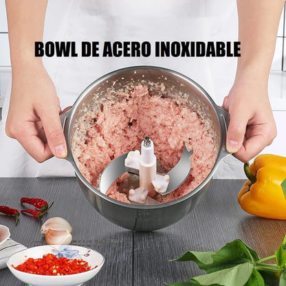 Procesadora De Alimentos Okshop 2l Acero Inoxidable Gris