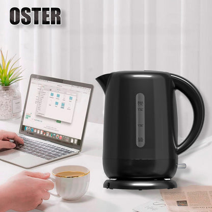 Hervidor Eléctrico Oster De 1.7 Litros Con Apagado Automático Negro