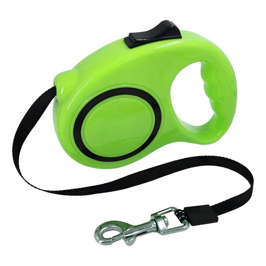 Correa Retractil Automatica Perro Paseo Mascotas 3 Metros Color Verde