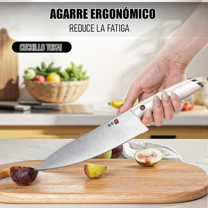 Cuchillo Chef Cuchillo De Cocina Cuchillo Carnicero Tokai Blanco