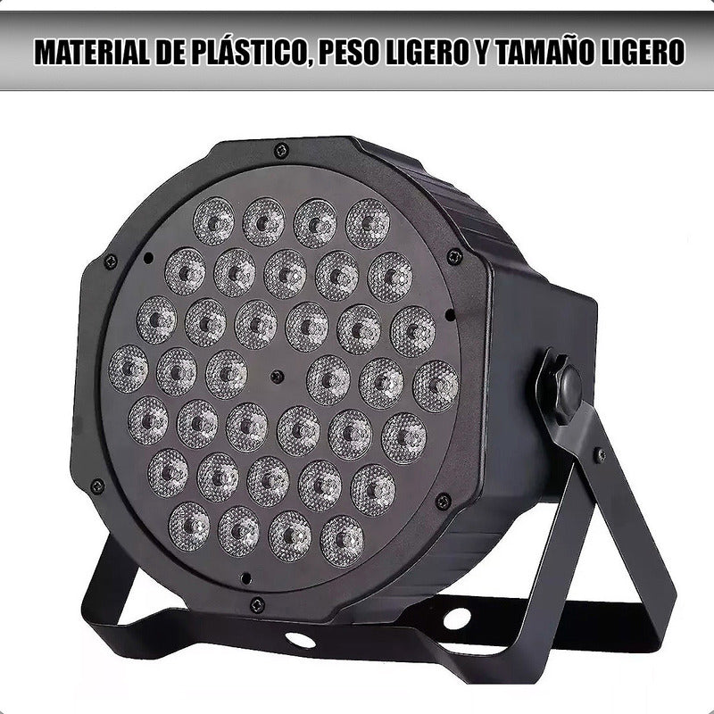 Luces De Fiesta Led Rgb Luz Discoteca 18 Led Luz Led Fiesta