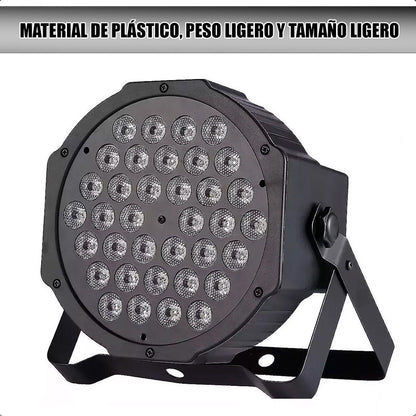 Luces De Fiesta Led Rgb Luz Discoteca 18 Led Luz Led Fiesta