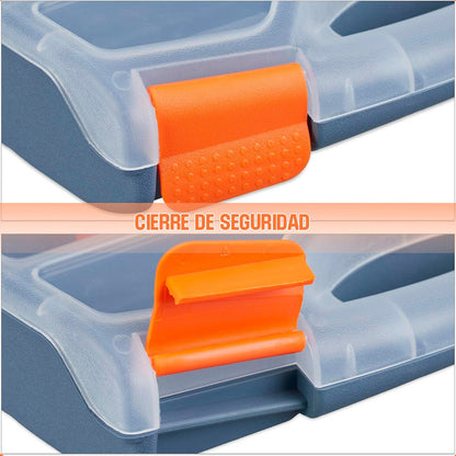 Caja Organizadora De Tornillos Caja Para Herramientas Caja Gris