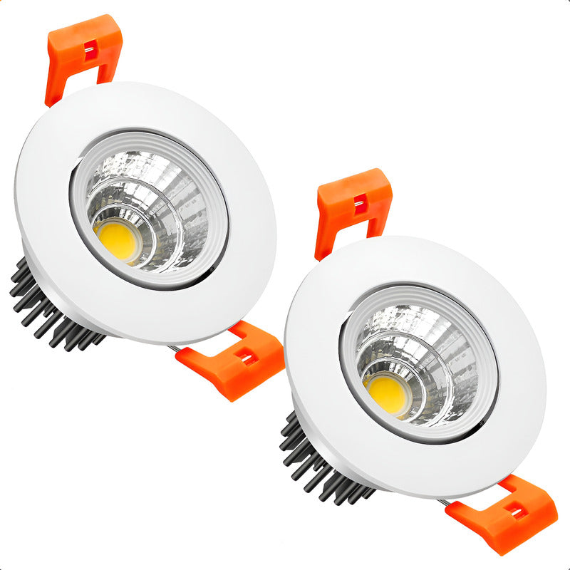 Focos Led Embutidos 5w Pack 2 Ampolleta Led Techo Foco Led
