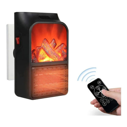 Mini Calefactor Electrico Panel Calefactores Estufa Baño Hab Negro