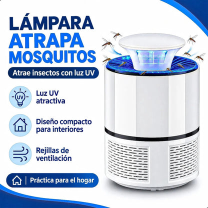 Lampara Matamosquitos Usb Insecto Repelente Moscas Lampara Okshop Lámpara Mata Zancudos Usb Trampa Mosquitos Silenciosa Lampara Antimosquitos Electrico Lámpara Eléctrica Antimosquitos Okshop Blanco