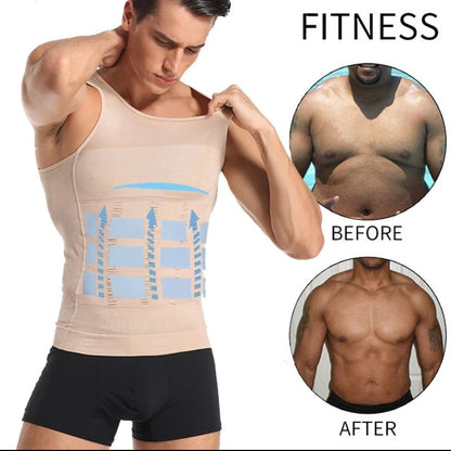 Faja Polera Reductora Camiseta Reductora Hombre Compresion