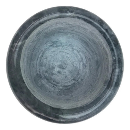 Mortero De Granito Con Pilón De Mármol Para Cocina - Okshop Gris Oscuro