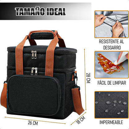 Loncheras Escolares Loncheras Termicas Bolsos Para Almuerzo Azul Liso