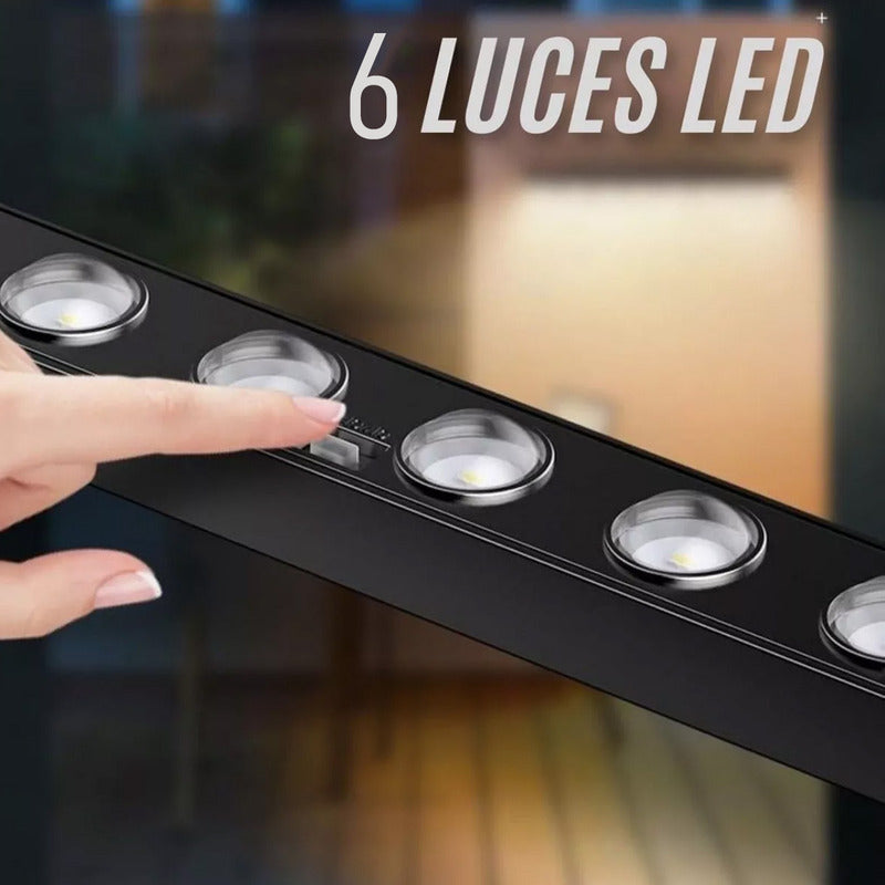 Pack X8 Aplique De Pared Lampara Led Focos Exterior Solar