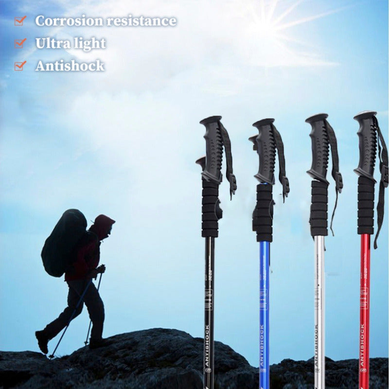 Bastones De Trekking Plegable Baston De Trekking Senderismo