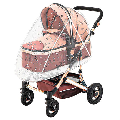 Protector De Lluvia Para Coche De Bebe Pack2 Protector Coche Blanco
