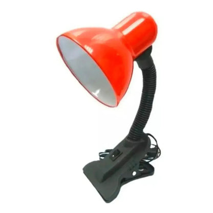 Lampara Click Escritorio Flexible Lamparas Velador Lectura Estructura Blanco