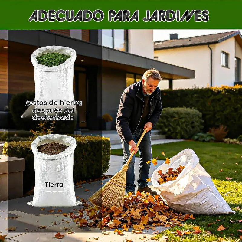 Pack 2 Sacos Escombros Saco De Escombros 90x120cm Saco Rafia Blanco Okshop Saco De Rafia Blanco Polipropileno Sacos De Rafia Para Escombros Sacos Blancos Paras Escombros Sacos Para Basura Okshop