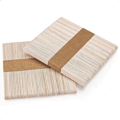 Pack 100 Palitos De Madera Para Pintar Palitos De Helado