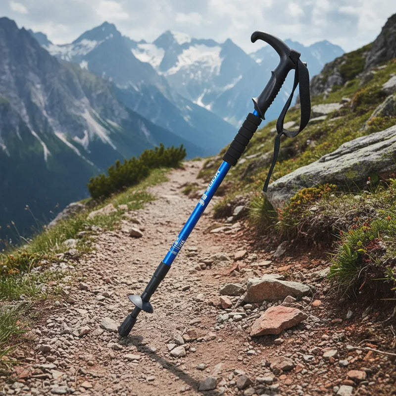 Baston Trekking Bastones De Trekking Baston Con Mango Baston Azul
