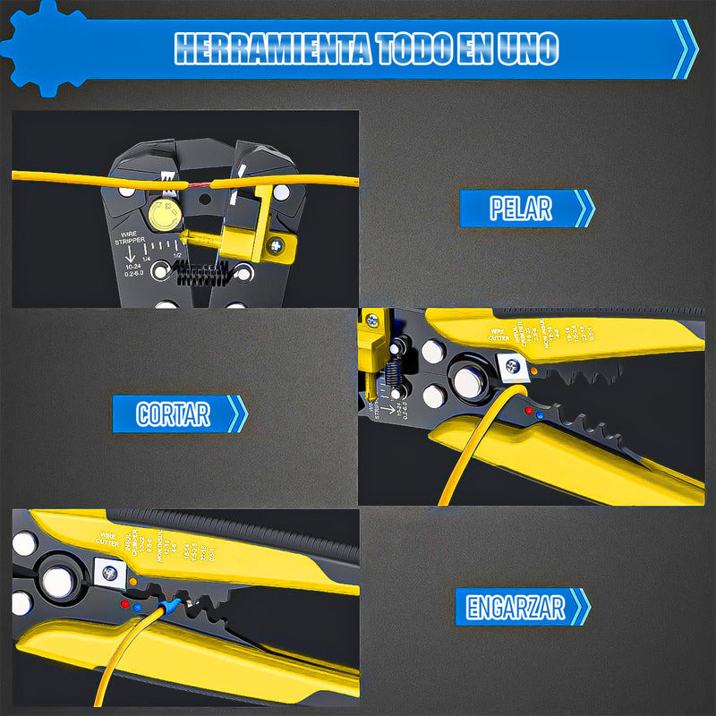 Alicate Pelacable Pelacable Automatico Herramienta Pelacable