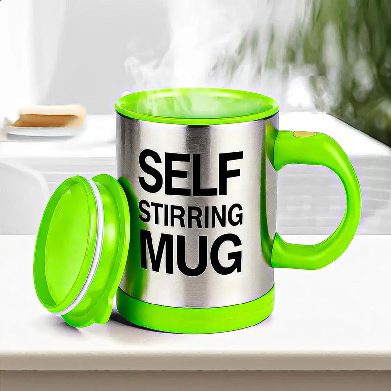 Taza Cafe Taza Para Cafe Taza Café Eléctrica Taza Agitador Verde Removedor Verde Okshop Tazas Mezcladoras Eléctricas Vaso Agitador Automático Taza Batidora Verde Tazas Electricas Tazas Okshop Liso