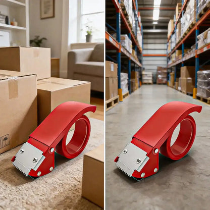 Dispensador De Cinta Okshop De Metal Rojo Para Embalaje