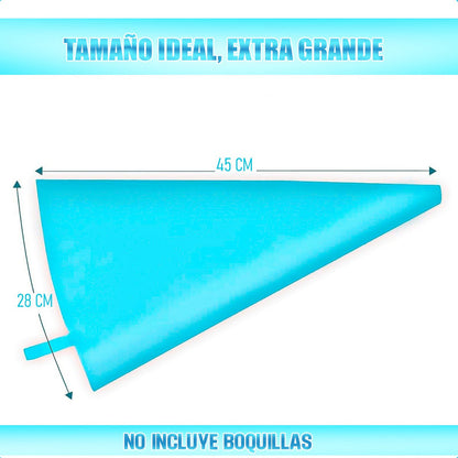 Mangas Reposteria Manga Pastelera Silicona Manga Decorativa Azul