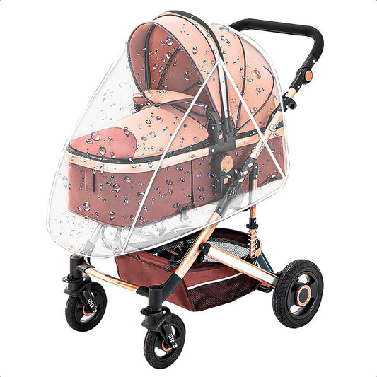 Protector De Lluvia Para Coche De Bebe Protector Coche Funda Blanco