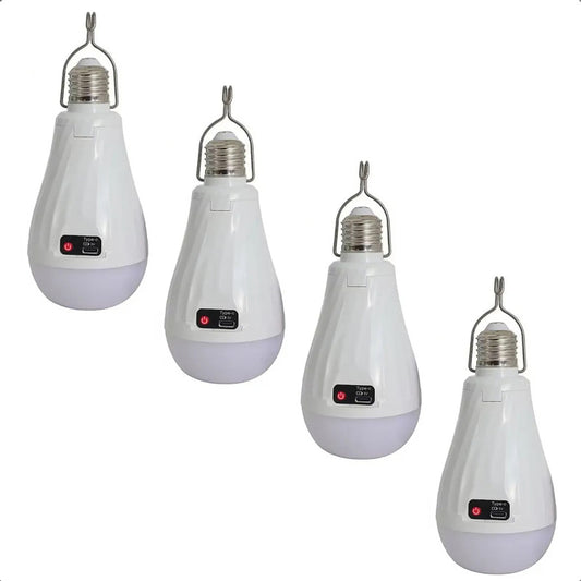 Pack 4 Ampolletas Led 20w Ampolleta Emergencia Ampolleta Led Blanco Frío