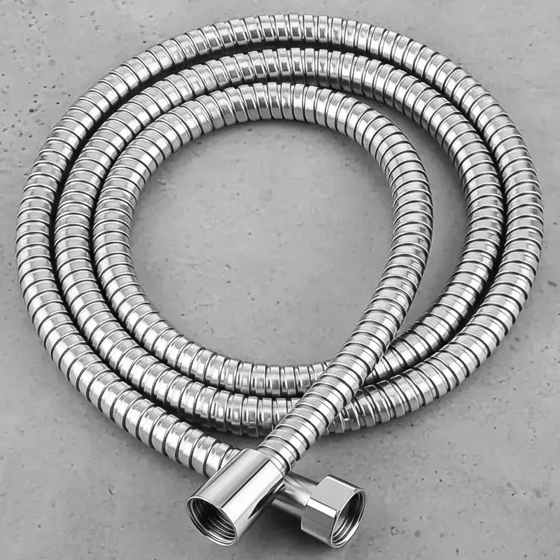 Manguera Para Ducha Manguera Flexible 1.5 Metros Mangueras Okshop Manguera De Repuesto Para Duchas Repuesto De Manguera... Gris Brillante