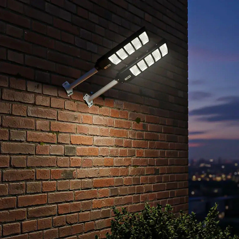 Pack 2 Foco Led Solar Foco Solar Exterior Foco Solar 500w Negro Blanco Frío