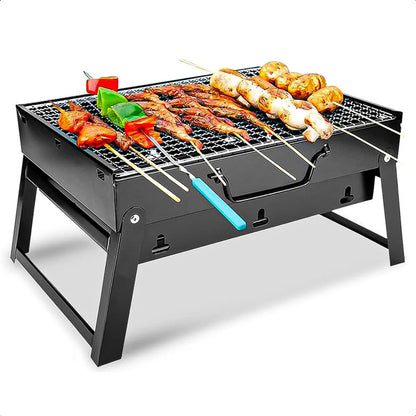 Parrilla Portatil Parrilla Asado De Carbon Parrillas Carbon Negro