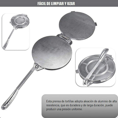 Prensa Para Tortillas Prensa Empanadas Masa Acero Inoxidable