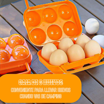 Pack 4 Organizador Huevos Dispensador Huevos Porta Huevos Verde