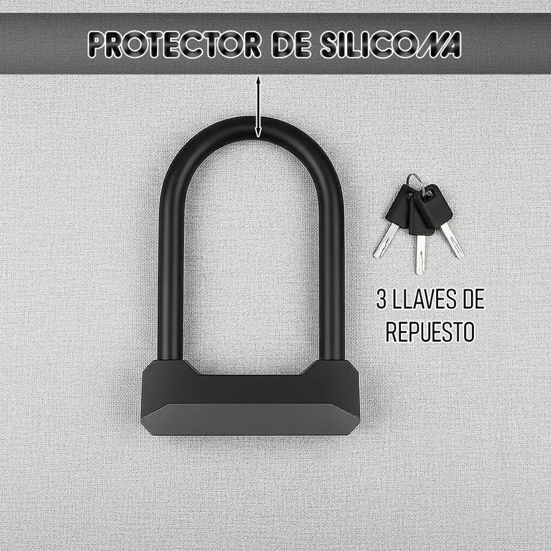 Candado Bicicleta Candado Para Bicicleta Cerradura En U Bici Negro Okshop Cerraduras De Bicicleta Antirrobo Cerradura En U De Bicicleta Candados De Bicicleta Bloqueo En U De Bicicleta