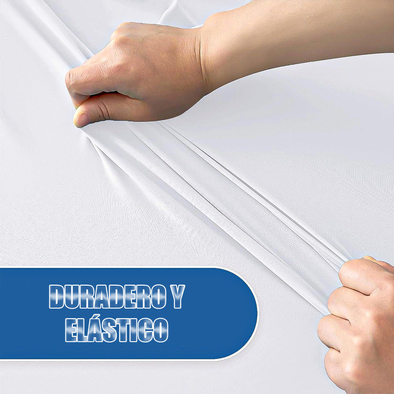 Mantel Para Mesa Mantel Rectangular Mantel Elastico 180cm Blanco Lisa