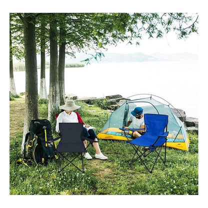 Silla Plegable Silla De Playa Camping Porta Vaso Portatil